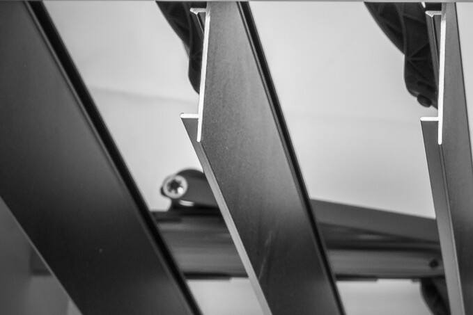 107E commercial aluminium louvres type